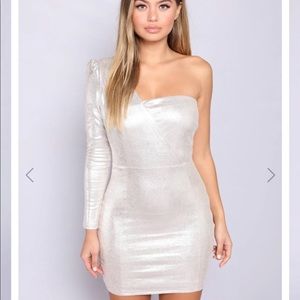 Diamond Sky Metallic Dress